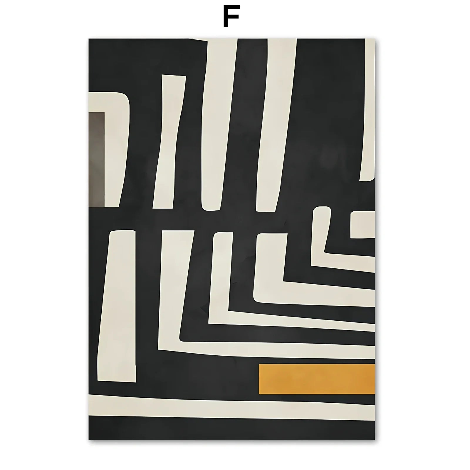Frameless abstract canvas painting of African women with flower and leaf patterns, spray-painted oil on rectangular canvas, sizes up to 60x100cm