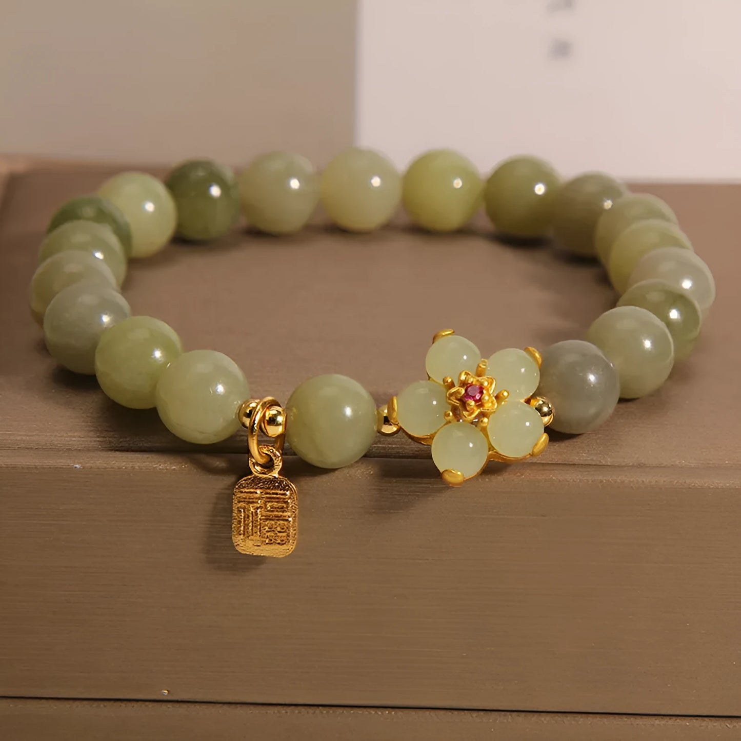 Grey jade colour alloy bracelet for women with casual style design