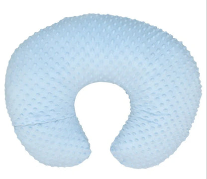 Baby U-shaped Nursing Pillow Pillowcase in coral fleece, available in multiple colours