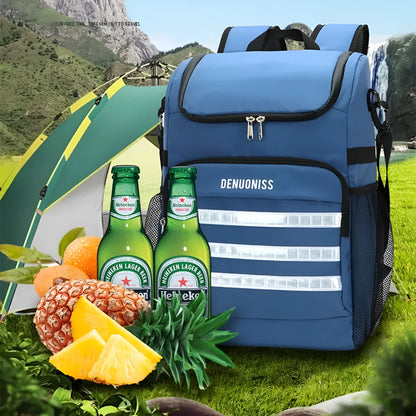 20-litre waterproof insulated backpack with beer bottle opener in modern style
