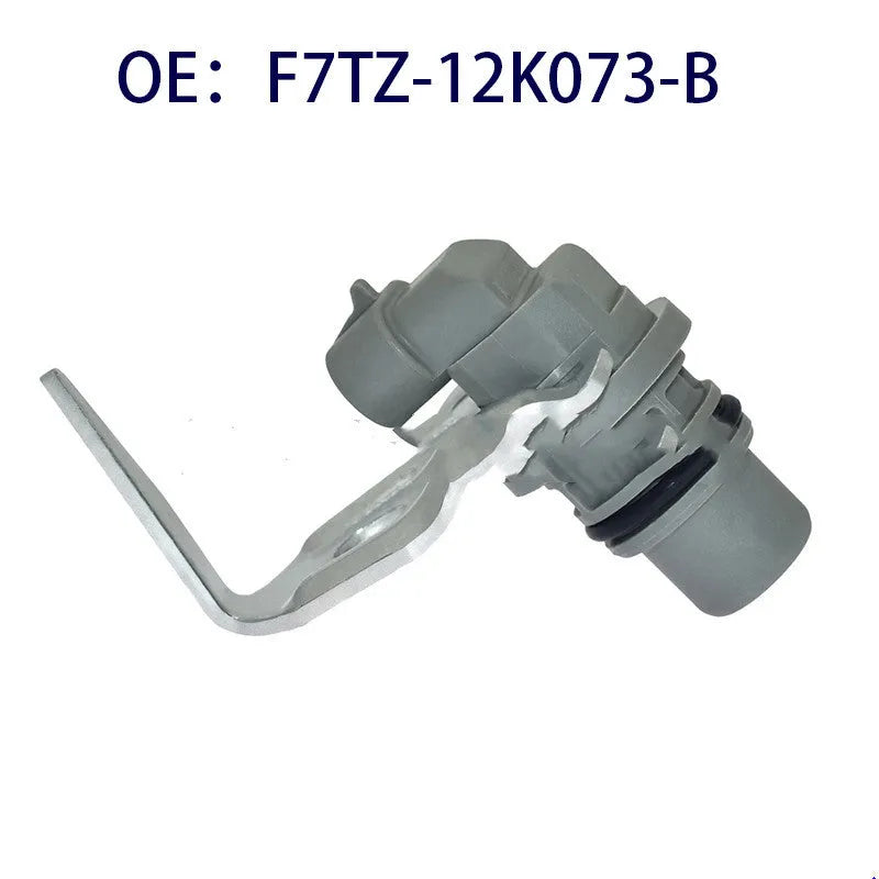 Ford CMP Camshaft Position Sensor F7TZ12K073B replacement sensor for Ford vehicle engine management systems, one-piece electrical component with OEM part number F7TZ12K073B