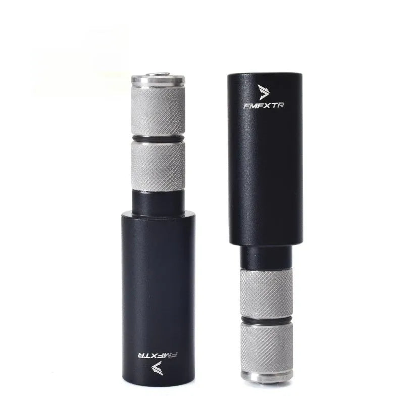 Bicycle handlebar extension rod for mountain bikes, aluminium alloy folding design with 15-20mm expansion range, weighs 110g including packaging, corrosion-resistant material for improved strength.