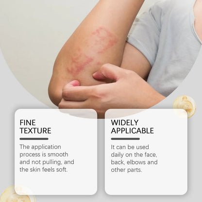 60g eczema repair cream container with honey and mint leaves formulation