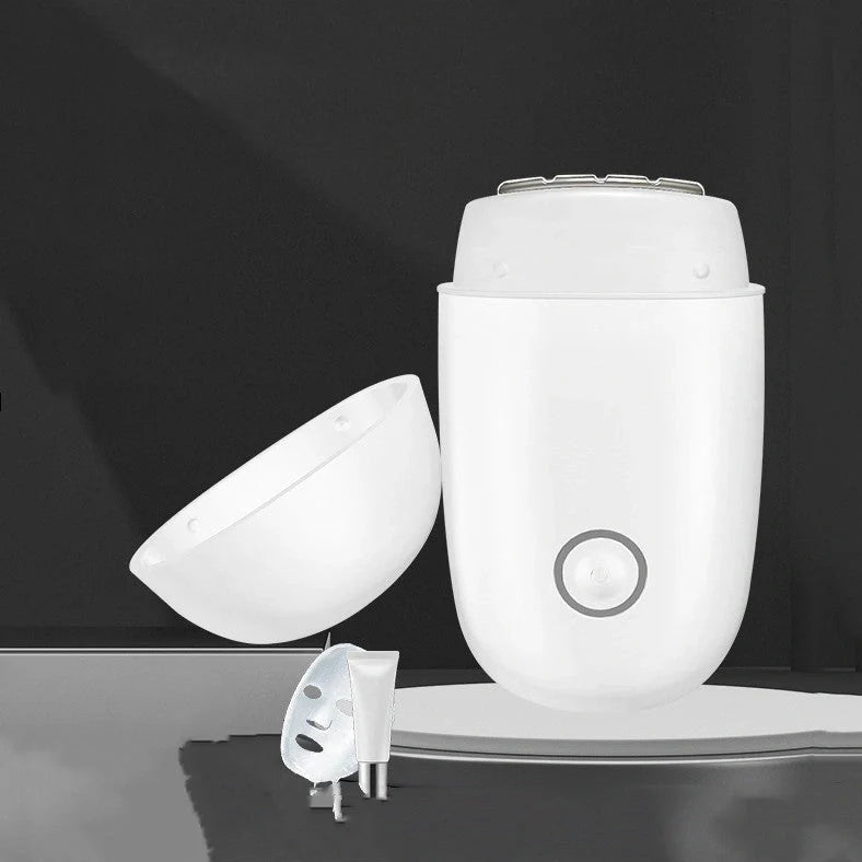 Pearl white skincare device with infrared and colour light functions, 15cm length