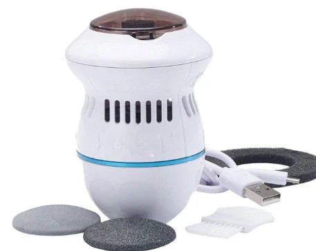 Electric Foot File Grinder with dual diamond heads for dead skin removal