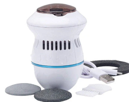 Electric Foot File Grinder with dual diamond heads for dead skin removal