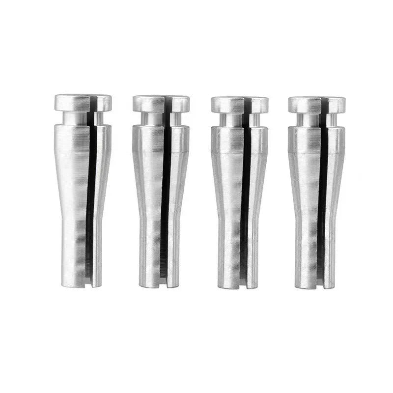 Four silver aluminium auto parts for Ford F150 F250 F350 cab rear latch repair kit.