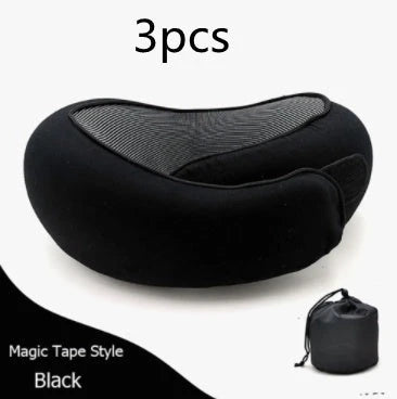 Comfortable U-Shaped Travel Neck Pillow in various colors, designed to provide superior neck support and relaxation during long journeys.
