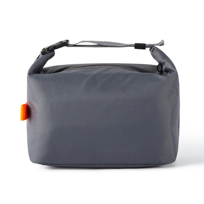 Japanese-style insulated bag in Army Green with Oxford cloth, 24x14cm base, and wide opening for lunch storage