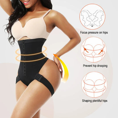 Butt Lifter Control Panties Seamless Shapewear in black and skin tone