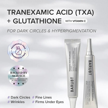Moisturising and blackening eye neck cream in 30ml container for delicate facial skin care