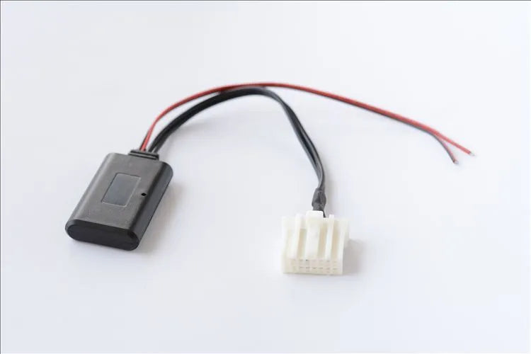 Black JieRui-BT 5908 Bluetooth audio cable for Mazda car models from 2006 onwards.