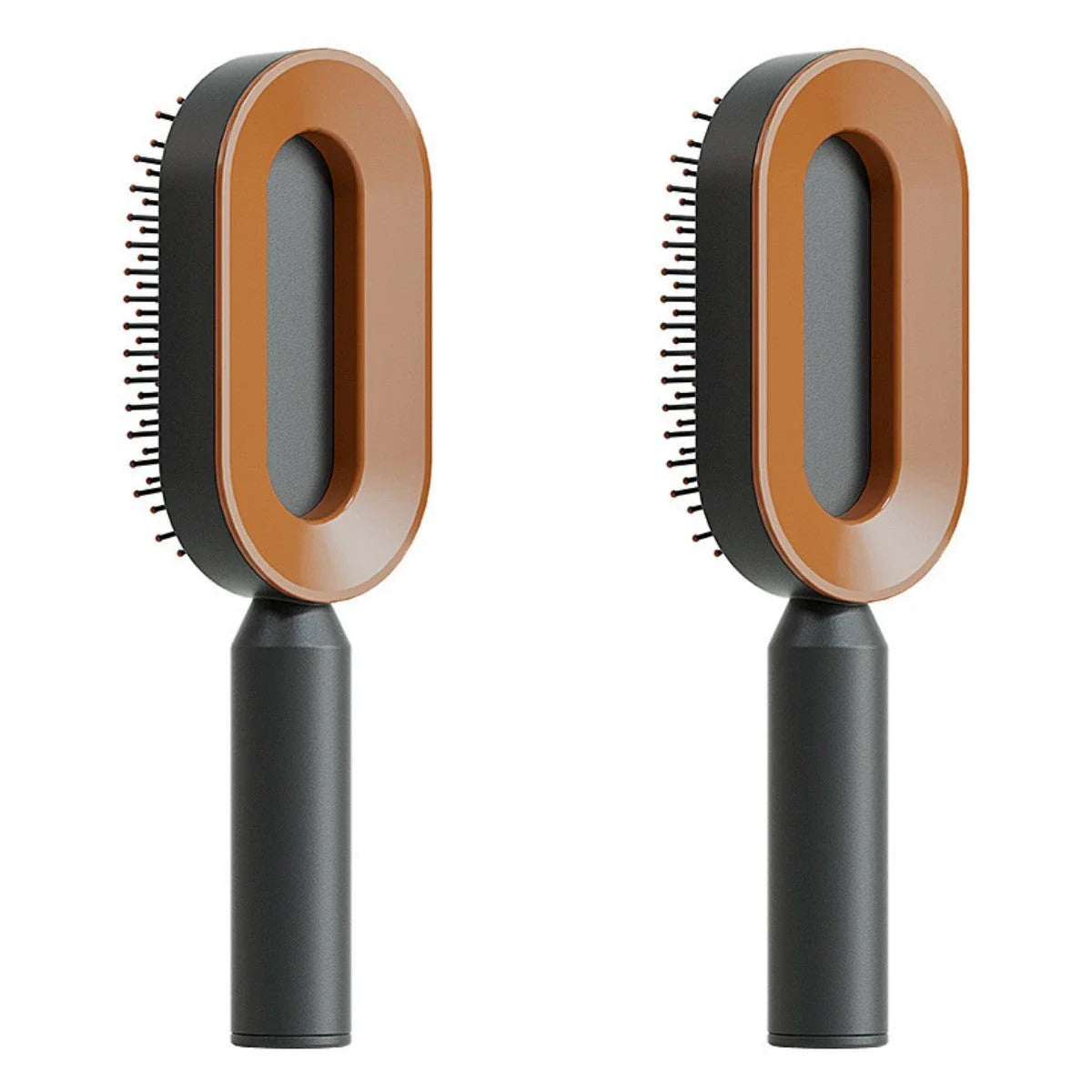 Premium self-cleaning hair brush with airbag massage technology for smooth, healthy hair