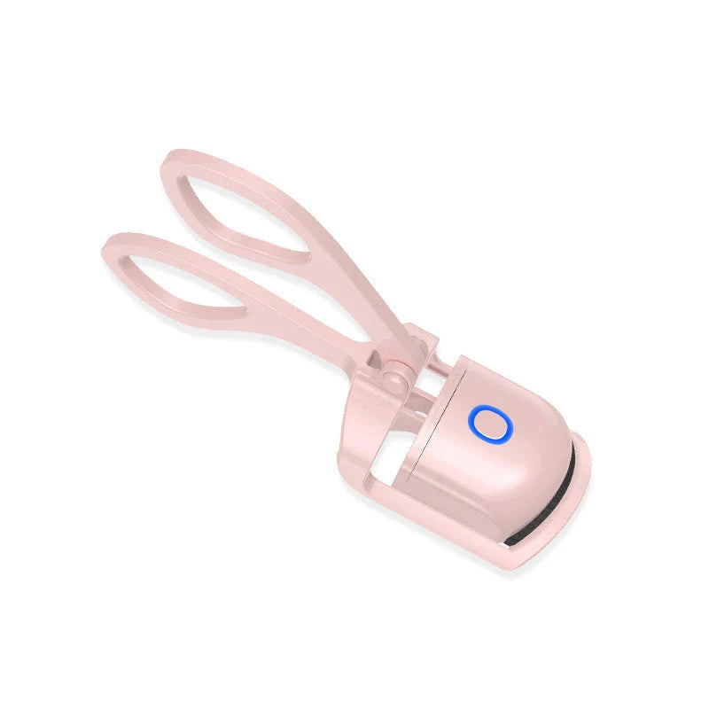 Heated Eyelash Curler with Dual Temperature Settings and Rechargeable Battery for Long-Lasting, Natural-Looking Curl