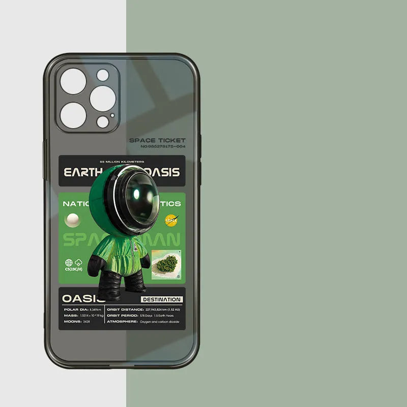 Black TPU iPhone case for Apple models showing front and back views