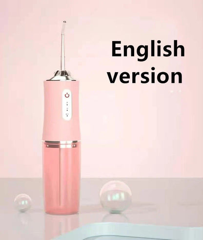 USB Rechargeable Dental Water Flosser with 3 Adjustable Pressure Modes, Large 240ml Tank, and up to 2 Weeks of Battery Life