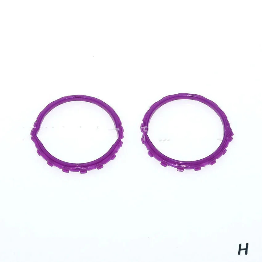 PS5 controller decorative ring in ten colour options including blue, green, pink, purple, red, and yellow