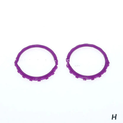 PS5 controller decorative ring in ten colour options including blue, green, pink, purple, red, and yellow