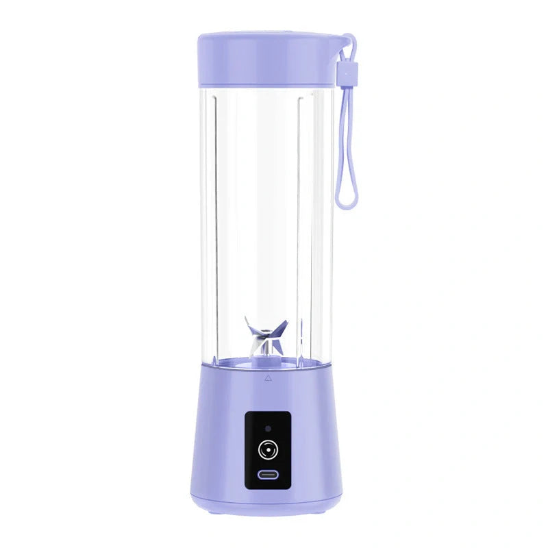 Portable electric juicer with stainless steel blade in various colors
