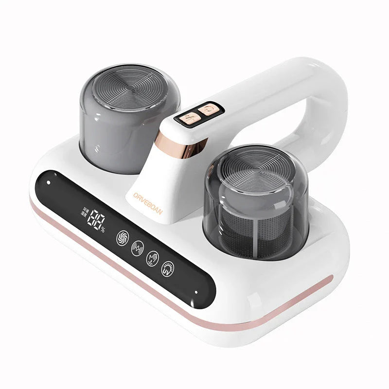 Powerful cordless mattress vacuum cleaner with advanced features for deep cleaning and dust mite removal