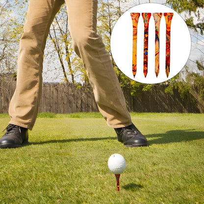 Colourful plastic golf ball holder, 70mm diameter, in a pack of 50 pieces