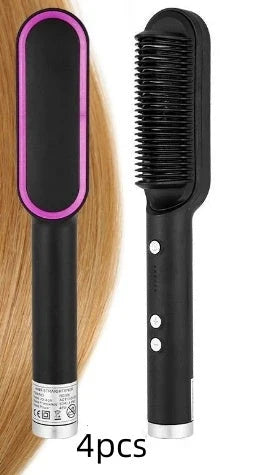 2-in-1 Hair Styler with Tourmaline Ceramic Heating, Intelligent Temperature Control, and Negative Ion Technology