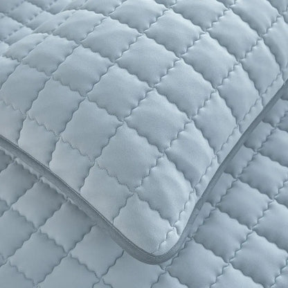 Class A maternal grade waterproof fitted sheet in washed cotton, available in multiple sizes and colours