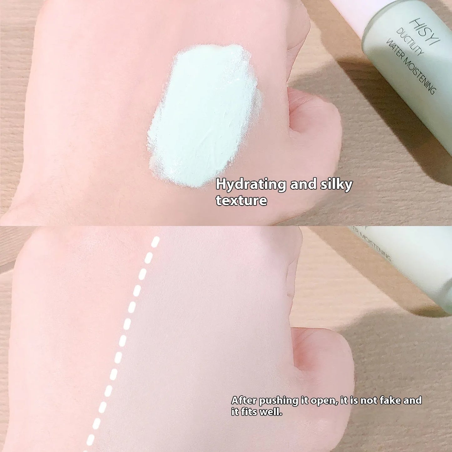 HISYI silky clear brightening makeup primer in three colour options.
