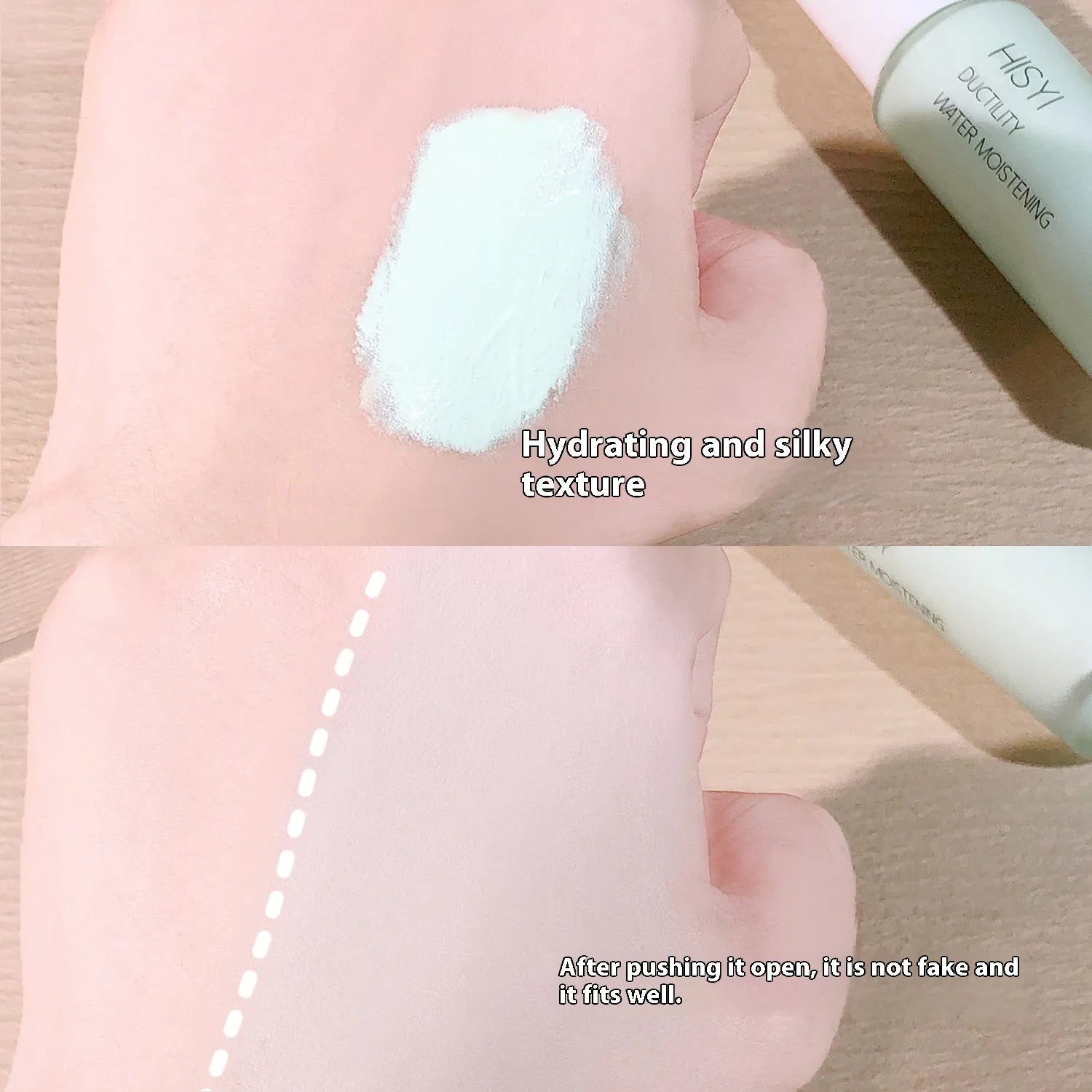 HISYI silky clear brightening makeup primer in three colour options.