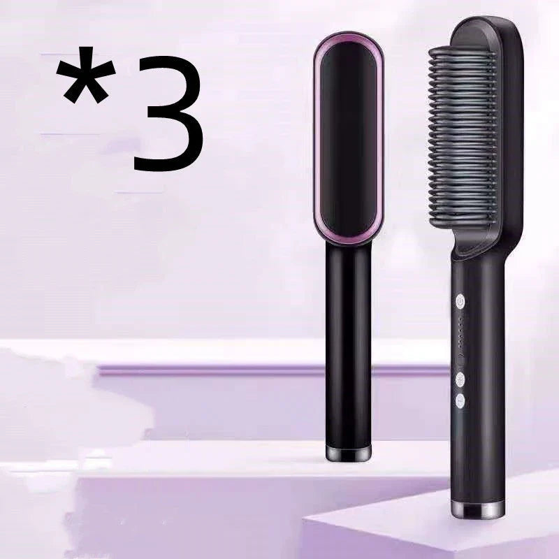 2-in-1 Hair Styler with Tourmaline Ceramic Heating, Intelligent Temperature Control, and Negative Ion Technology