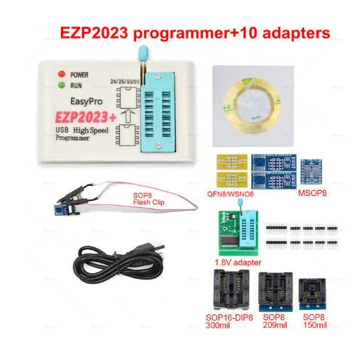 EZP2023 USB programmer for SPI FLASH and EEPROM with 12Mbps USB 2.0 and offline replication