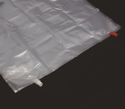 Transparent outdoor inflatable airbed for camping with 200x60x5cm dimensions