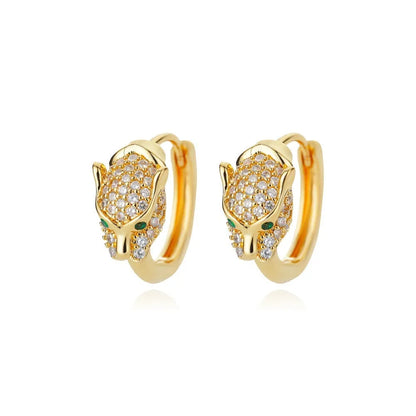 Women's copper geometric butterfly earrings with diamond treatment in heart, bow, and star shapes, multiple colour options