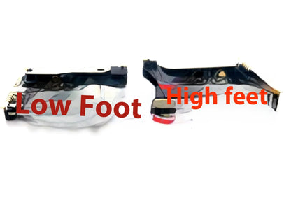 Alloy camera memory card slot replacement part showing high foot and low foot colour options
