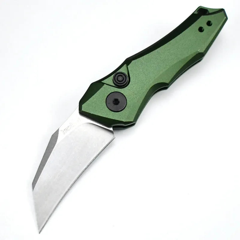 Outdoor folding pocket knife with metal blade showing black colour option