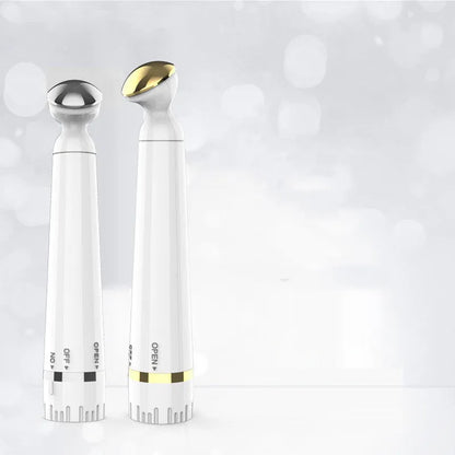 Tightening beauty instrument with USB charging and three light modes, white and gold options