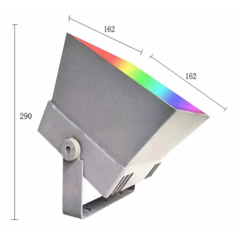 LED rainbow tree lamp with aluminium alloy shell for outdoor RGB colour projection lighting