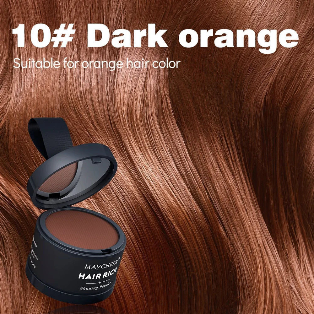 Hairline sculpting contour powder in plastic container with 4g content and waterproof properties