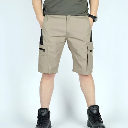 Elastic waist camouflage shorts in multiple colours including dark night and CP camouflage patterns