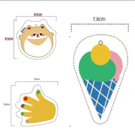 Bamboo fibre cartoon dish towel with high water absorption and cheerful designs