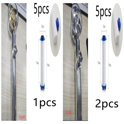 Turbo Propeller Shower Head with 360° fan extension and holder for a luxurious shower experience