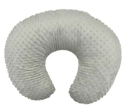 Baby U-shaped Nursing Pillow Pillowcase in coral fleece, available in multiple colours