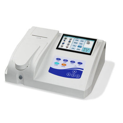CONTEC BC300 semi-auto biochemistry analyser unit with touch screen display and compact laboratory footprint
