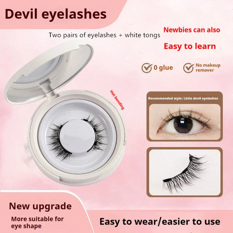 Luxurious magnetic mink false eyelashes for easy application and a glamorous look.