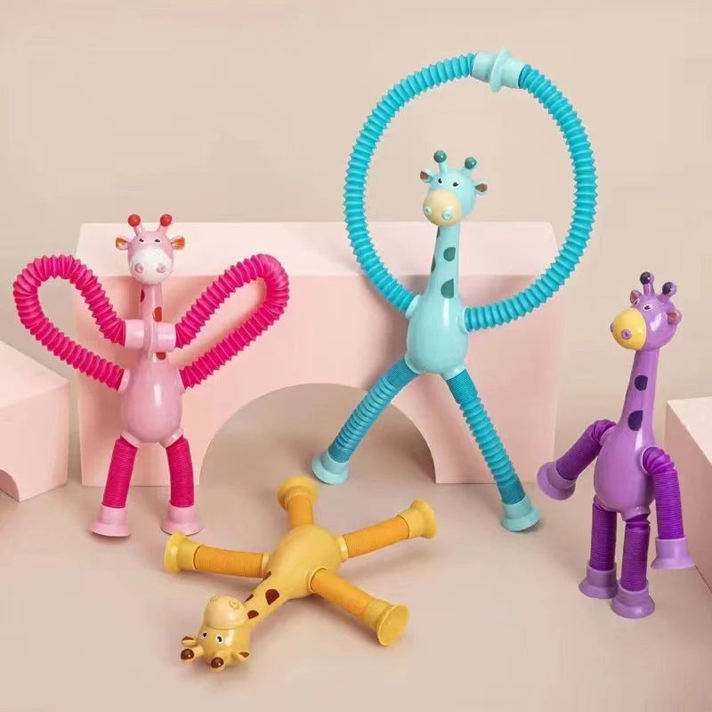Giraffe Tubes Sensory Toys stretchable fidget toy in various colours