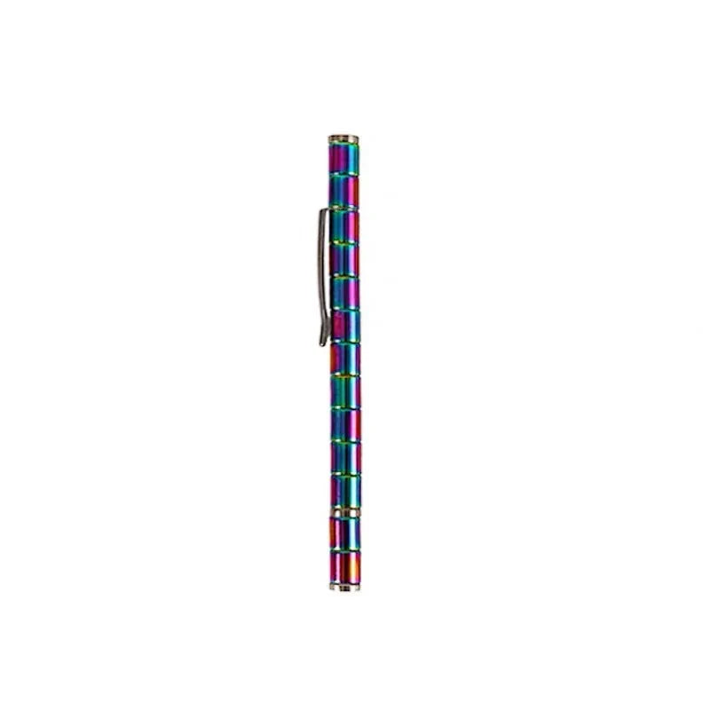 Modular magnetic pen with erasable ink, stress-relieving fidget features, and interchangeable components