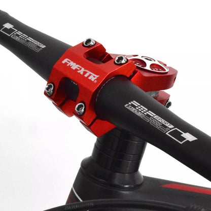 Bicycle stem tap handle accessories in red, lake blue, gold, black, and silver