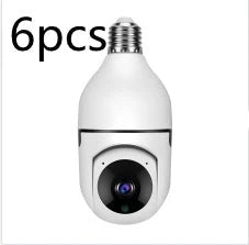 Versatile 1080p Wi-Fi Camera Bulb with 4x Zoom and Smart Home Monitoring Features