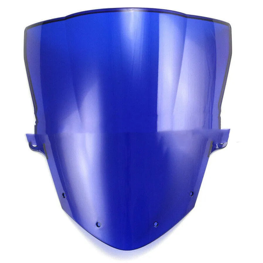 Blue and brown motorcycle windscreen for Kawasaki ZX-6R 636 and ZX-10R models