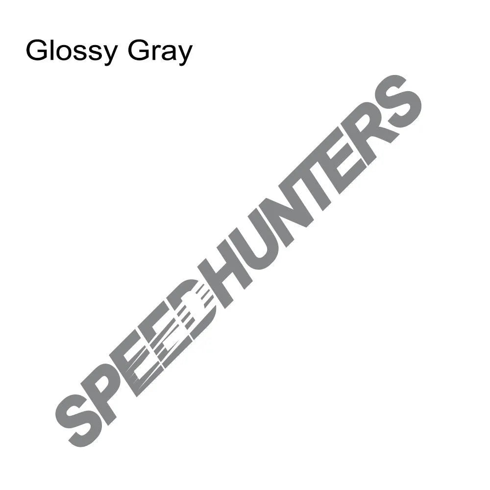 Reflective Speed Hunters graphic vinyl car sticker measuring 59cm by 10cm